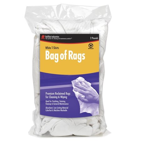 BUFFALO WIPING RAGS WHITE 2LB 60317